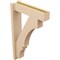 Ekena Millwork 5 1/2-in W x 20-in D x 32-in H Balboa Block Rough Cedar Woodgrain TimberThane Outlooker, Primed Tan OUTUR055X20X32BOA44RCPR - alternate 3